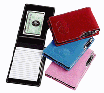 Reporters Colored Leather Jotters